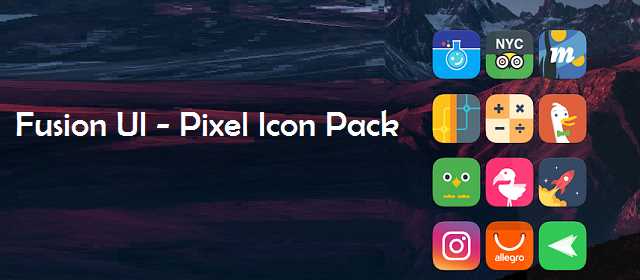 Fusion UI - Pixel Icon Pack Apk