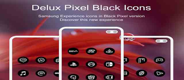 Delux Black - Round Icon Pack Apk